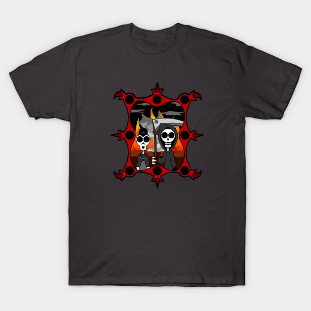 Gothic American Gothic T-Shirt by RobotGhost